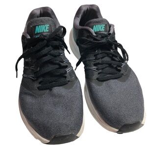 Nike Run Swift Size 9.5 Sneakers Gray Teal / Green Tennis Shoes